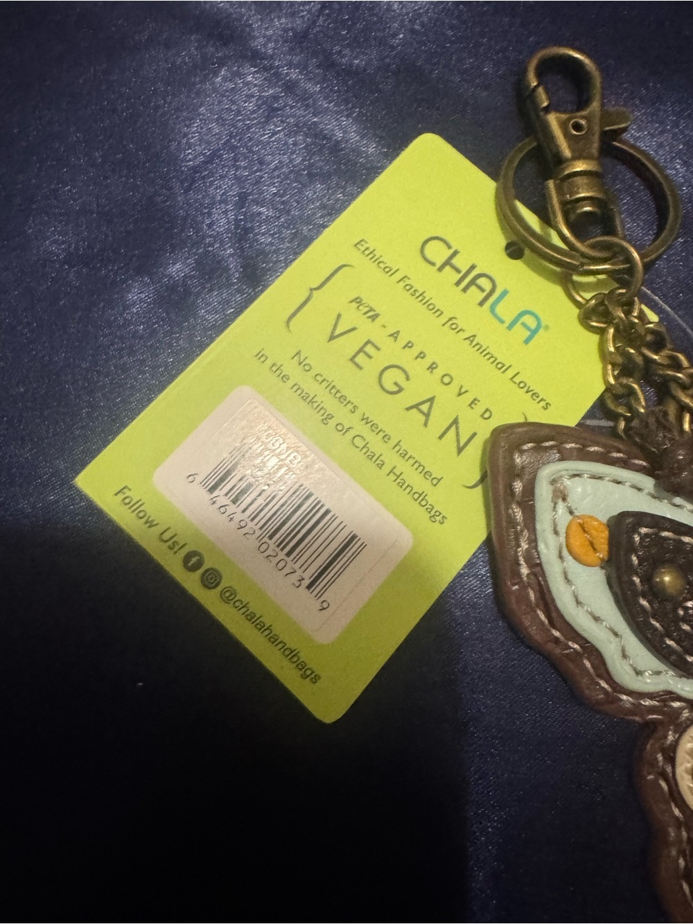 RESERVED ‼️‼️Chala Multicolor Butterfly Keychain Charm - Picture 3 of 5
